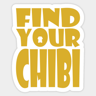 Find Your Chibi Sticker